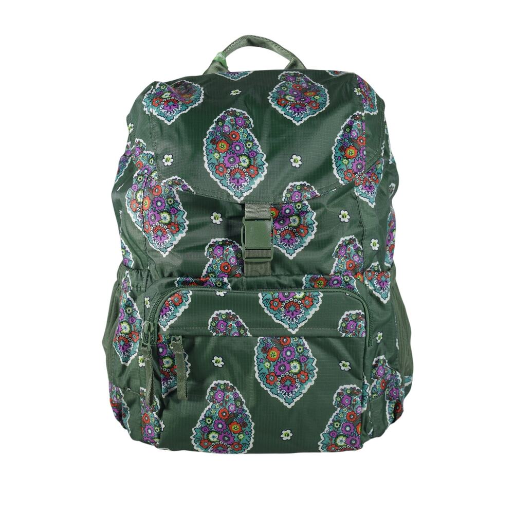 Vera Bradley Ripstop Berkhill Beach + Travel Backpack - Kew Garden Green - NWT